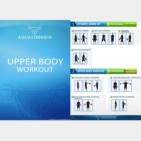 Aquastrength Upper Body Workout Printout